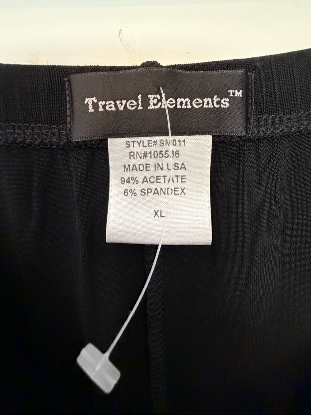 Black Women's Maxi Skirt - Sleek Long Silhouette - Picture 4 of 7